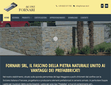 Tablet Screenshot of fornari.vb.it